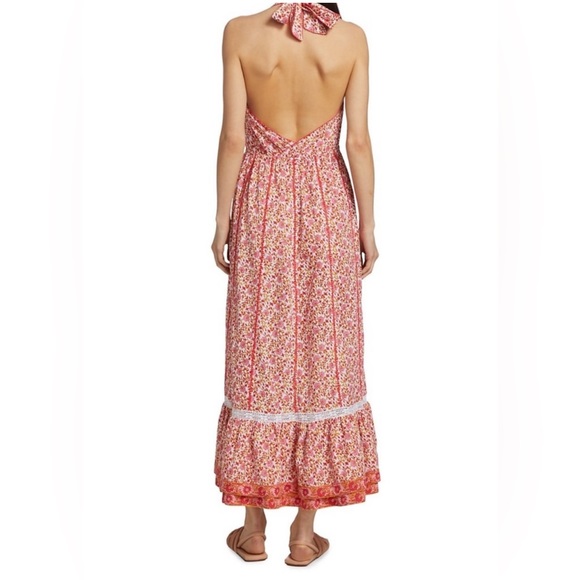 Poupette St. Barth Carine Floral Halter Maxi Dress (Size XS) - Picture 3 of 13